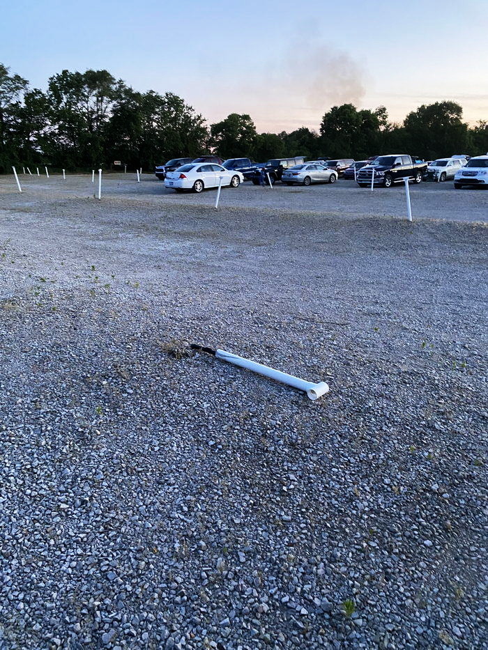 Capri Drive-In Theatre - The Lane Pole I Wrecked Ha Ha Ha June 18 2022